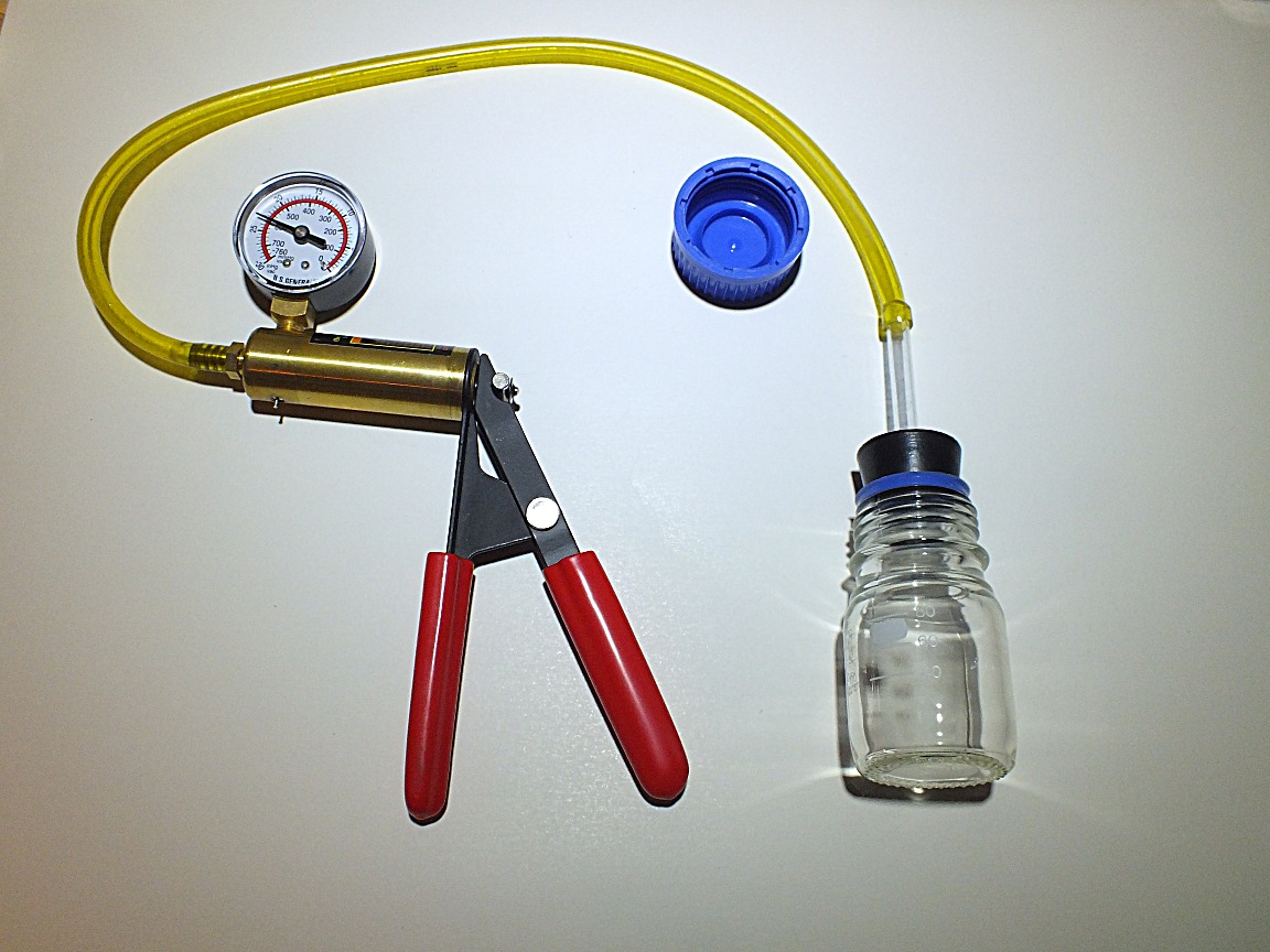 Bottle and Vacuum Pump